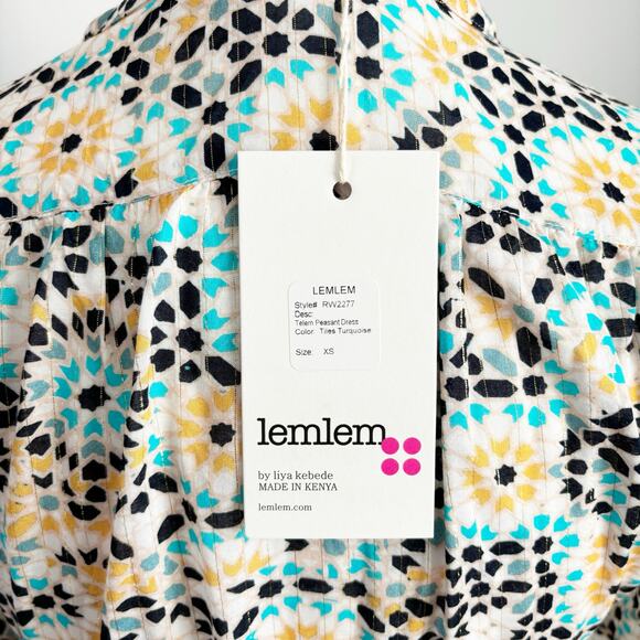 LemLem Telem Peasant Maxi Dress XS NWT - Picture 8 of 9